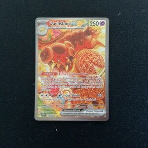 Dachsbun EX Pokémon card mint